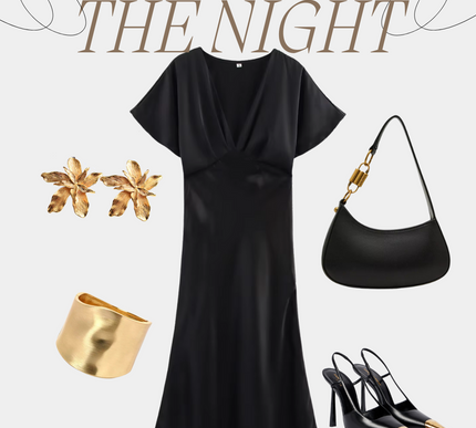 Satin Midi Dress