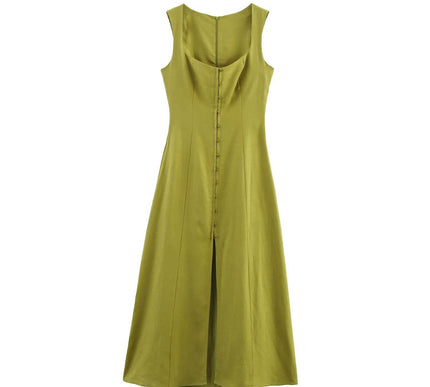 Button Down Midi Dress