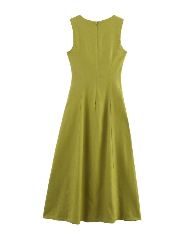 Button Down Midi Dress