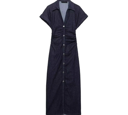 Denim Midi Dress