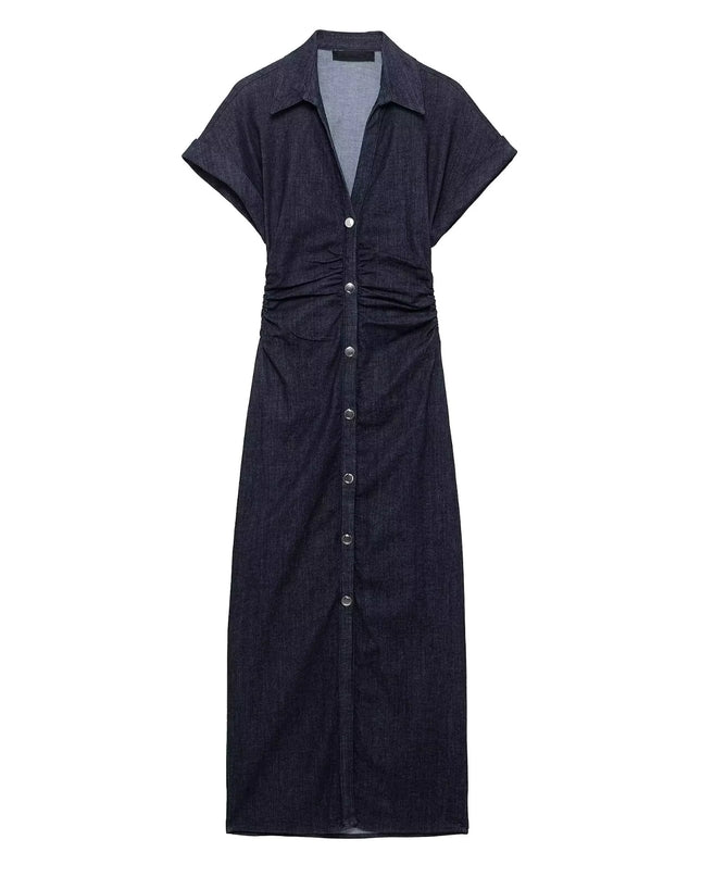 Denim Midi Dress