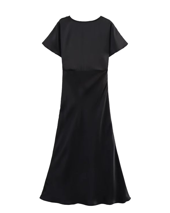 Satin Midi Dress